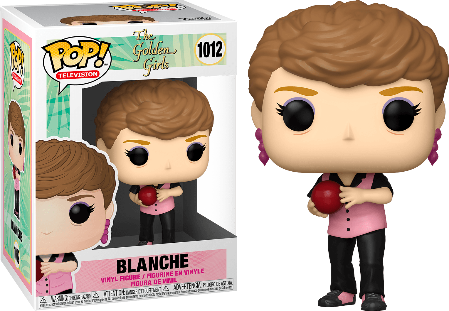 FUN49270 Golden Girls - Blanche Bowling Pop! Vinyl - Funko - Titan Pop Culture