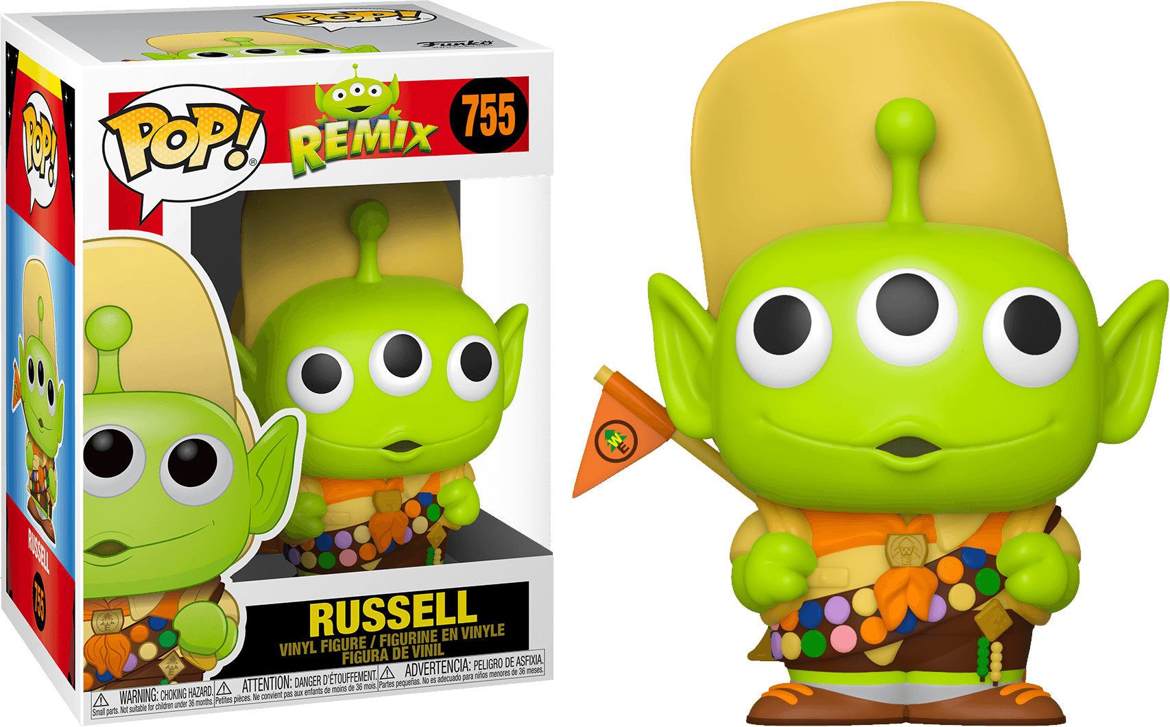 FUN49369 Pixar - Alien Remix Russell Pop! Vinyl - Funko - Titan Pop Culture