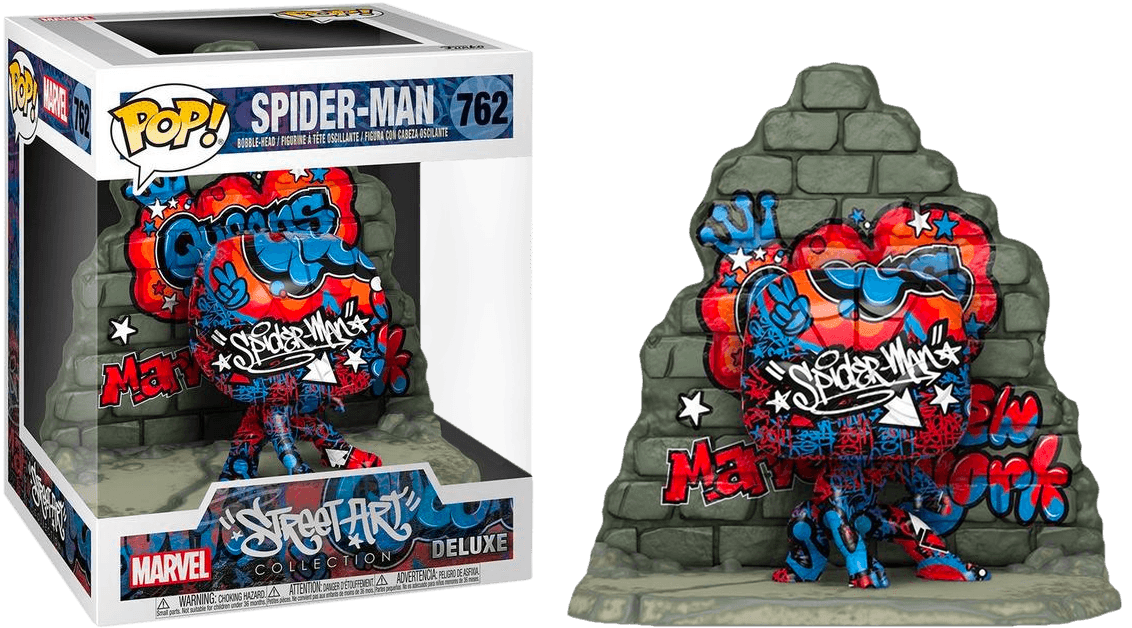 FUN49544 SpiderMan - Graffiti Deco Pop! Deluxe - Funko - Titan Pop Culture