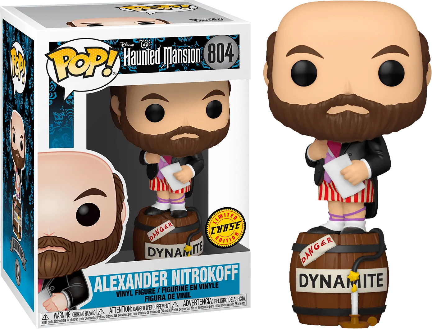 FUN49935 Haunted Mansion - Alexander Nitrokoff (With Chase) US Exclusive Pop! Vinyl [RS] - Funko - Titan Pop Culture