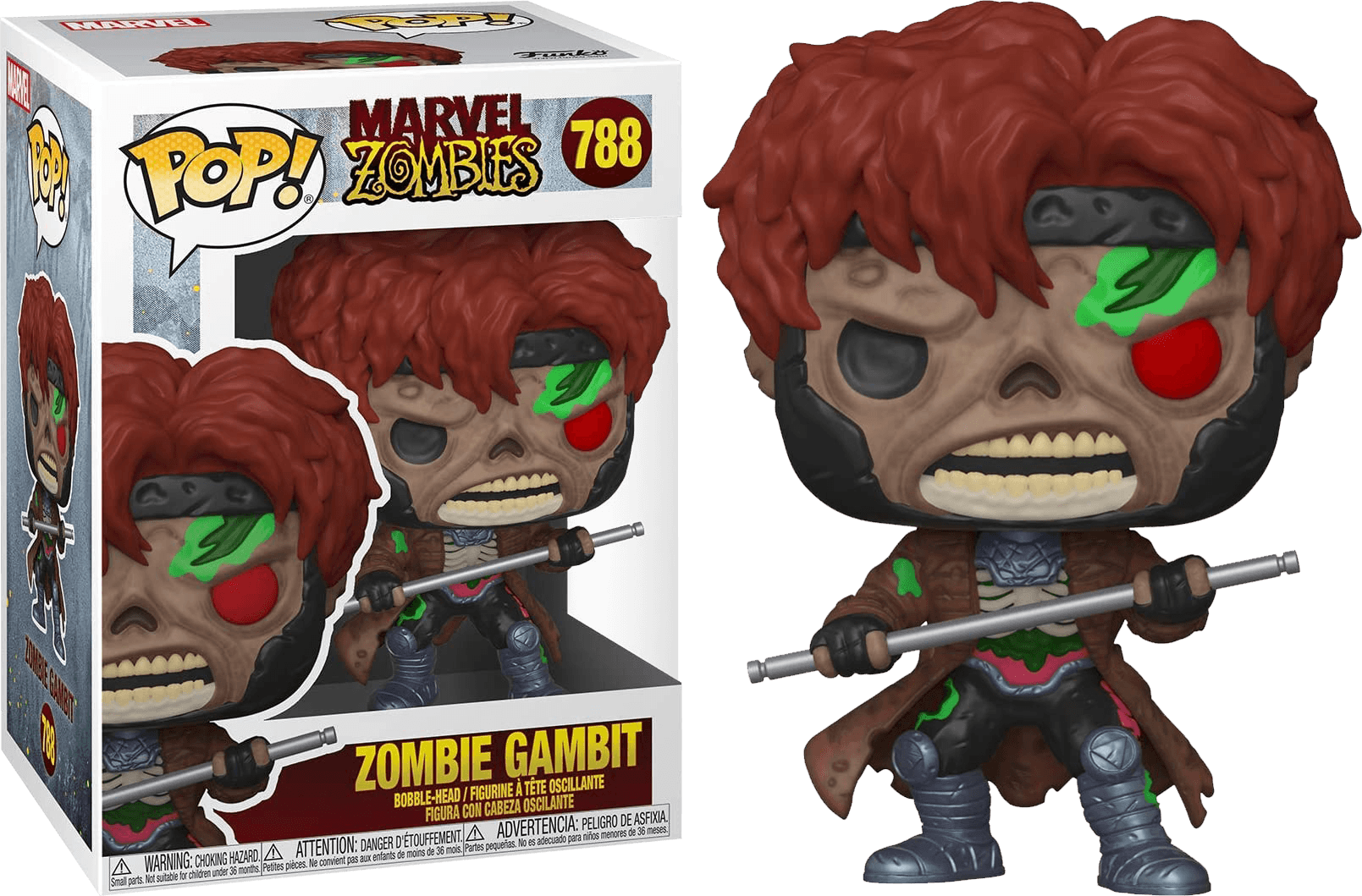 FUN49941 Marvel Zombies - Gambit Pop! Vinyl - Funko - Titan Pop Culture