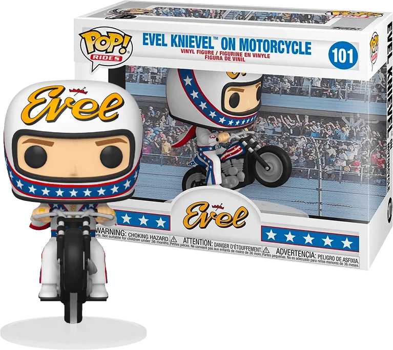 FUN49942 Evel Knievel - Evel Knievel Motorcycle Pop! Ride - Funko - Titan Pop Culture