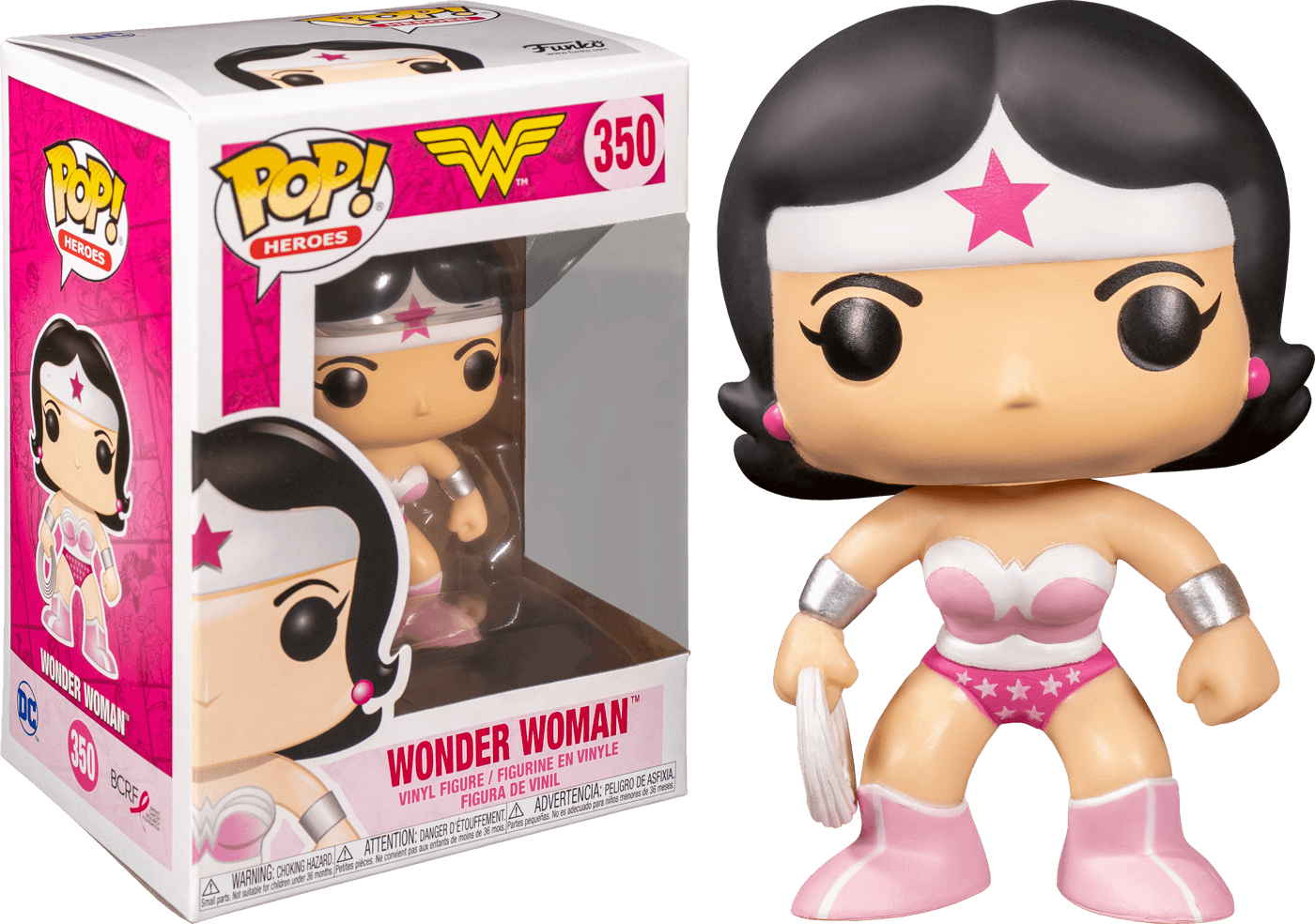 FUN49989 Wonder Woman - Wonder Woman Breast Cancer Awareness Pop! Vinyl - Funko - Titan Pop Culture