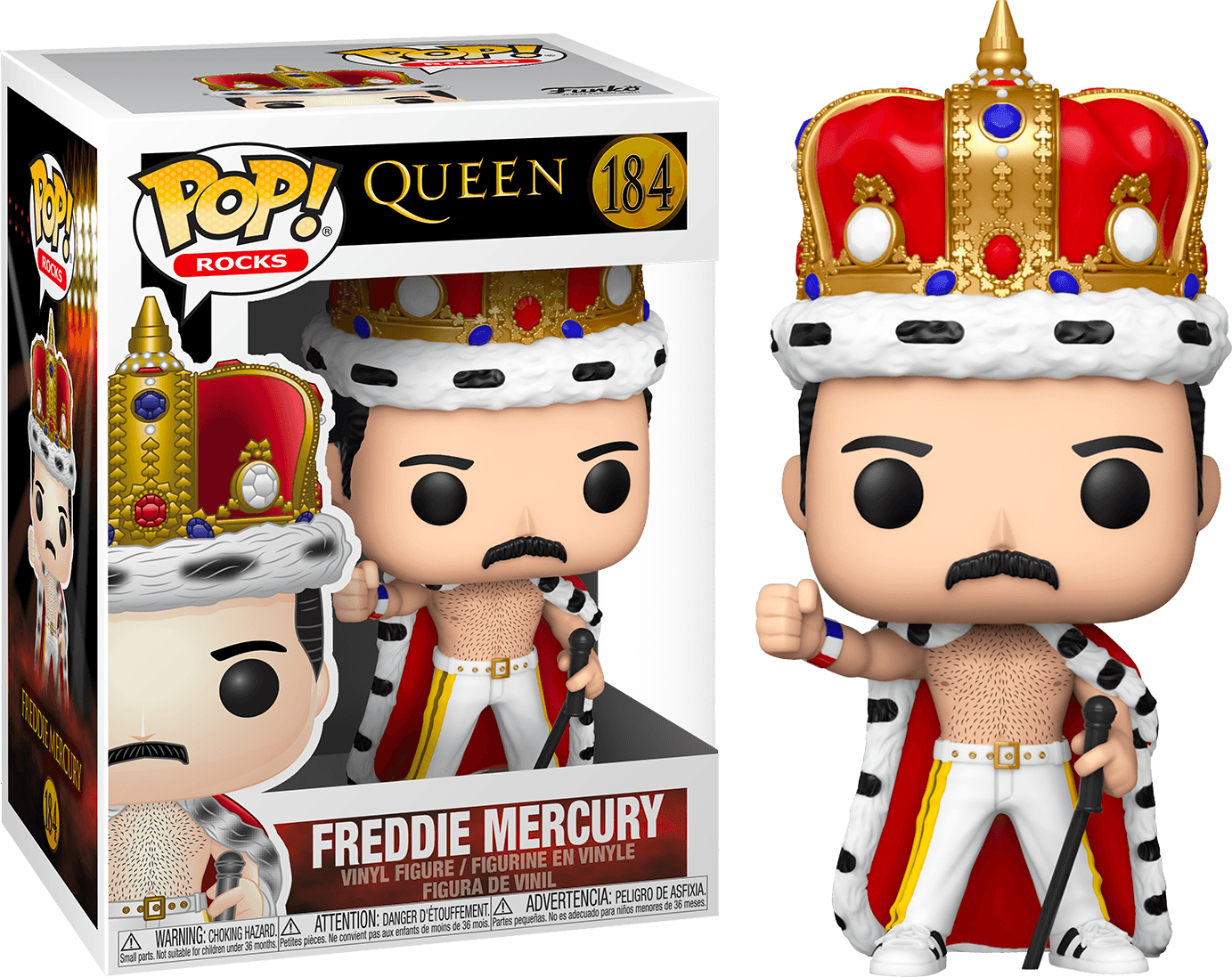 FUN50149 Queen - Freddie Mercury King Pop! Vinyl - Funko - Titan Pop Culture