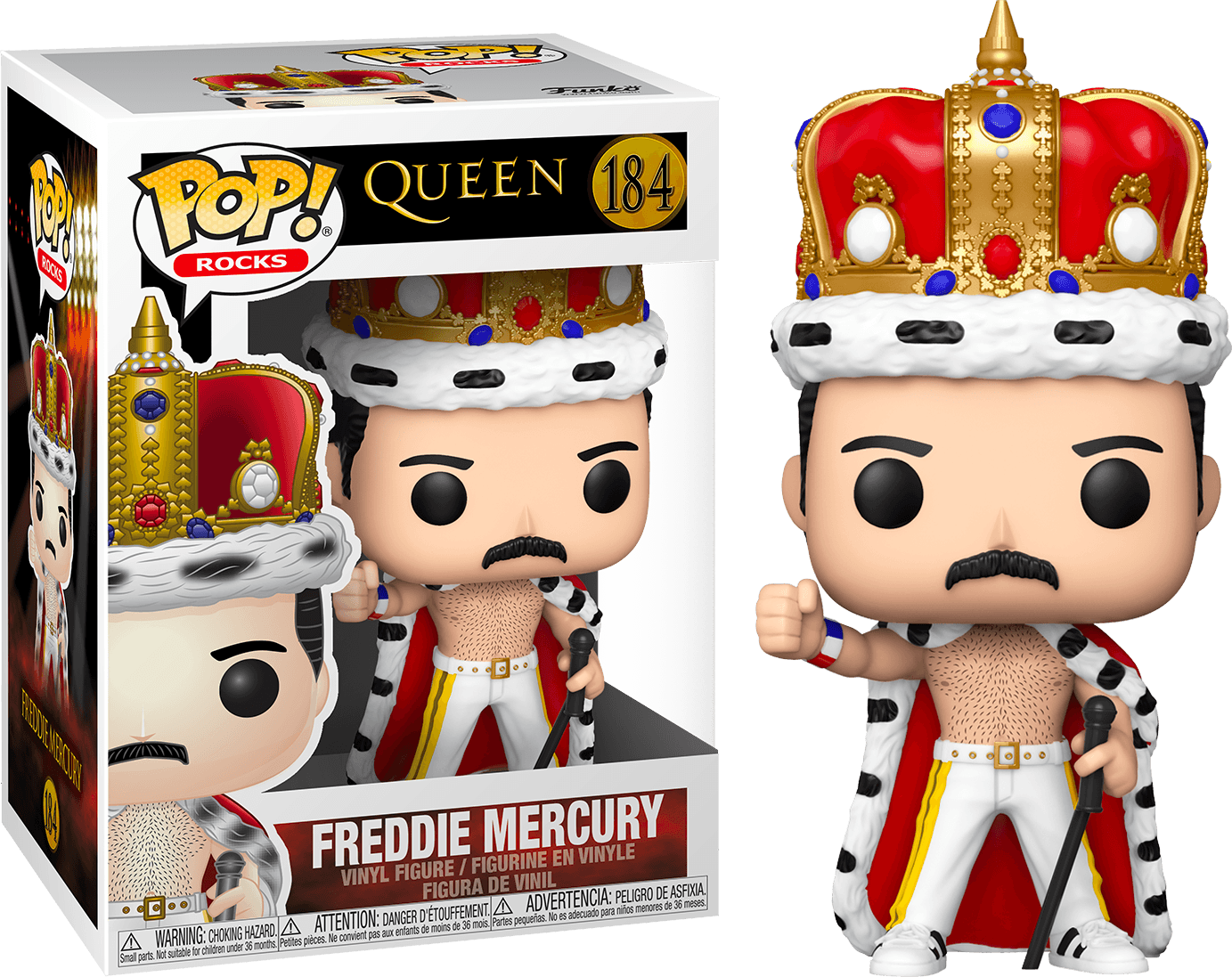 FUN50149 Queen - Freddie Mercury King Pop! Vinyl - Funko TBA - Titan Pop Culture