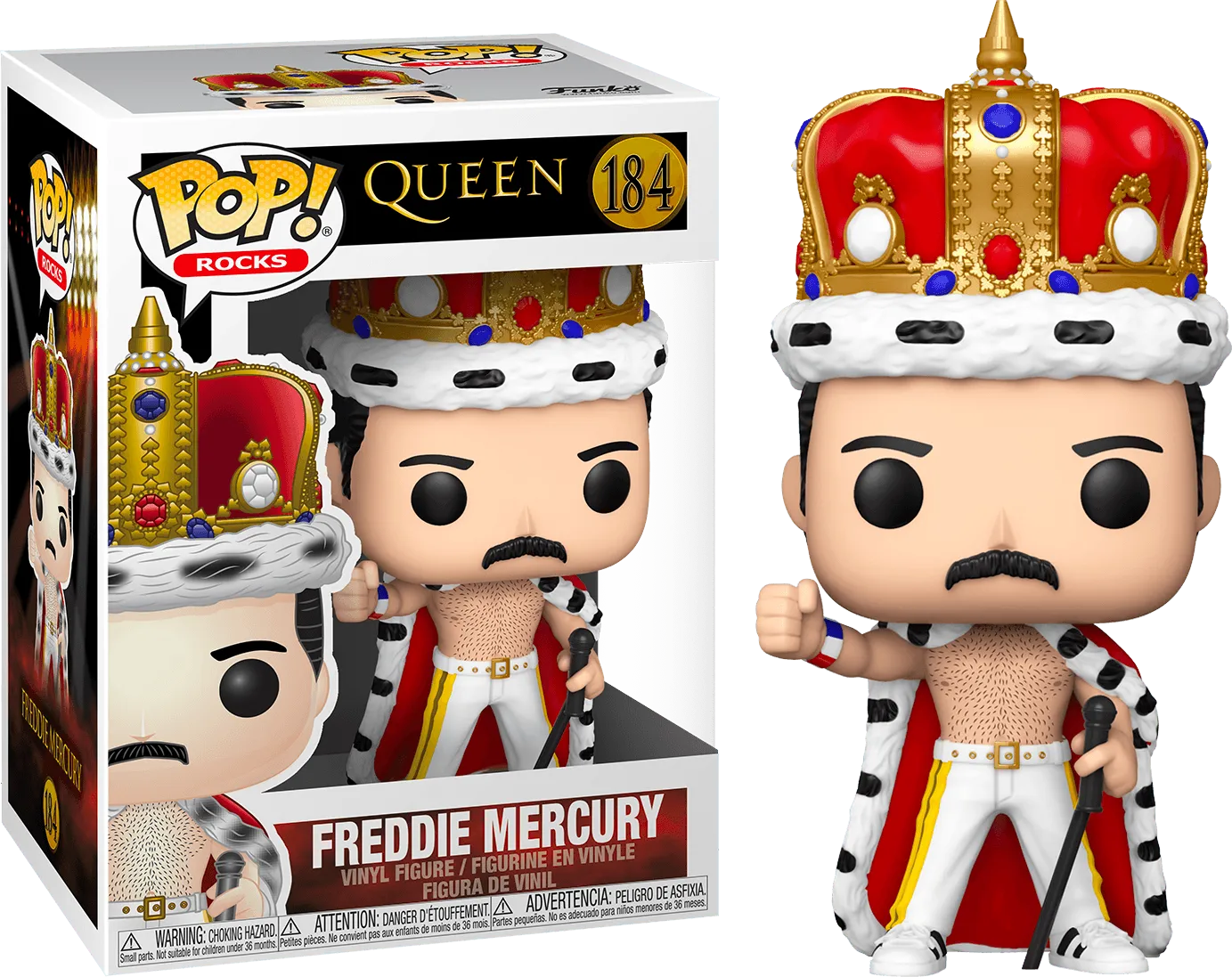 FUN50149 Queen - Freddie Mercury King Pop! Vinyl - Funko TBA - Titan Pop Culture