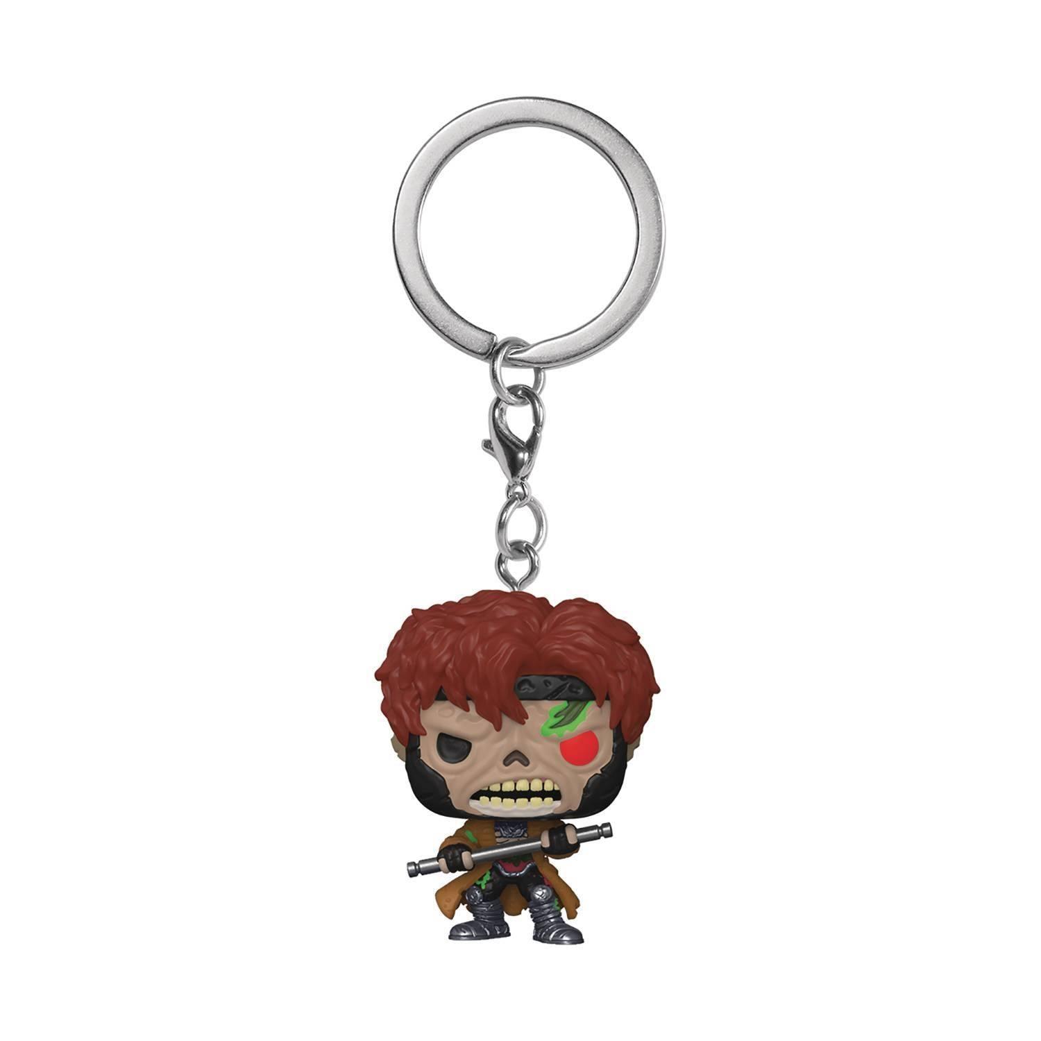 FUN50275 Marvel Zombies - Gambit Pocket Pop! Keychain - Funko - Titan Pop Culture