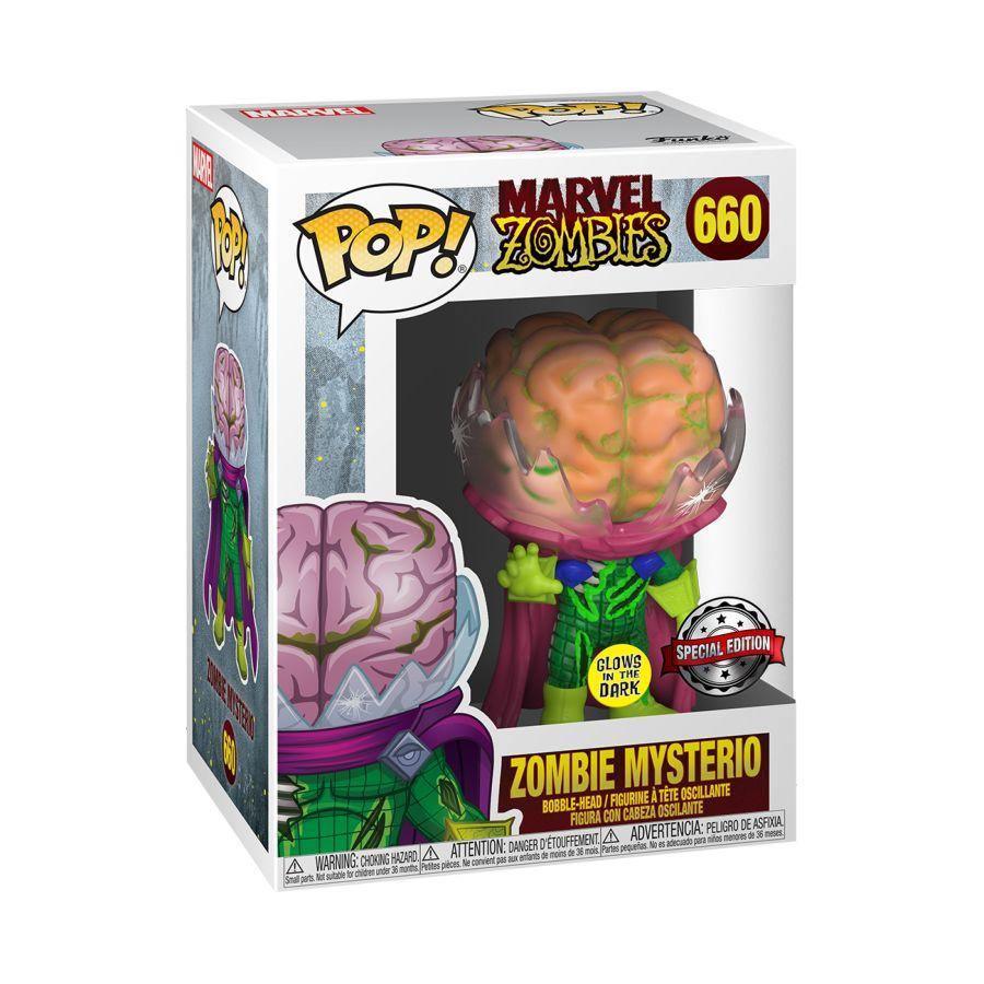 FUN50332 Marvel Zombies - Mysterio Glow US Exclusive Pop! Vinyl [RS] - Funko - Titan Pop Culture