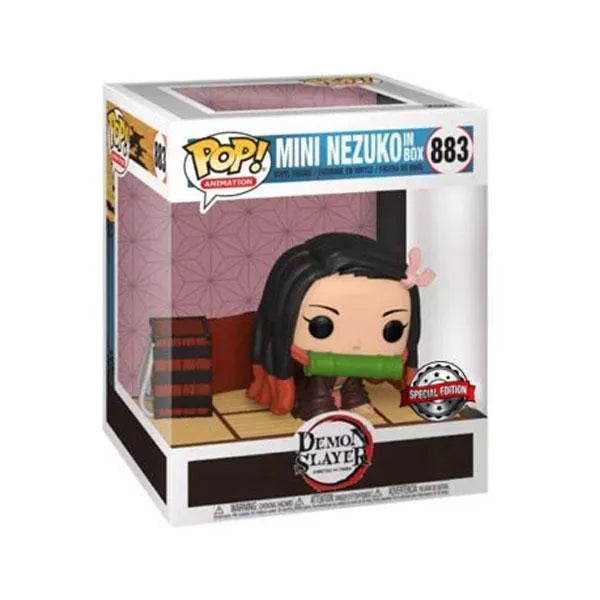 FUN50346 Demon Slayer - Mini Nezuko In Box US Exclusive Pop! Deluxe [RS] - Funko - Titan Pop Culture