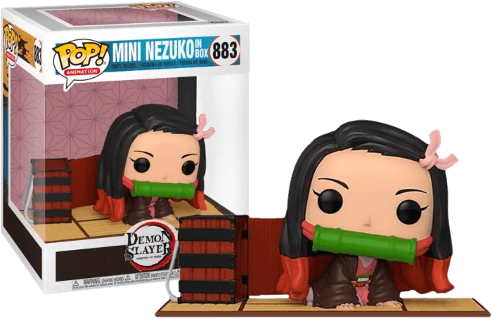 FUN50346 Demon Slayer - Mini Nezuko In Box US Exclusive Pop! Deluxe [RS] - Funko - Titan Pop Culture