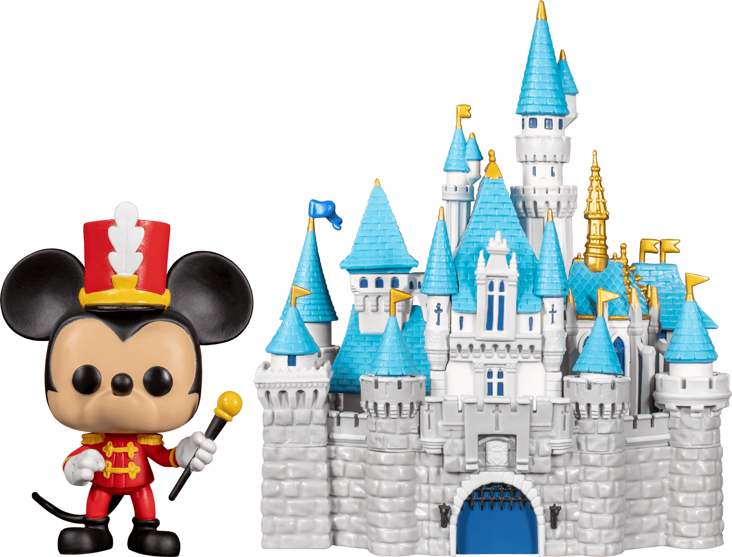 FUN50373 Disneyland 65th Anniversary - Mickey with Castle Pop! Town - Funko - Titan Pop Culture