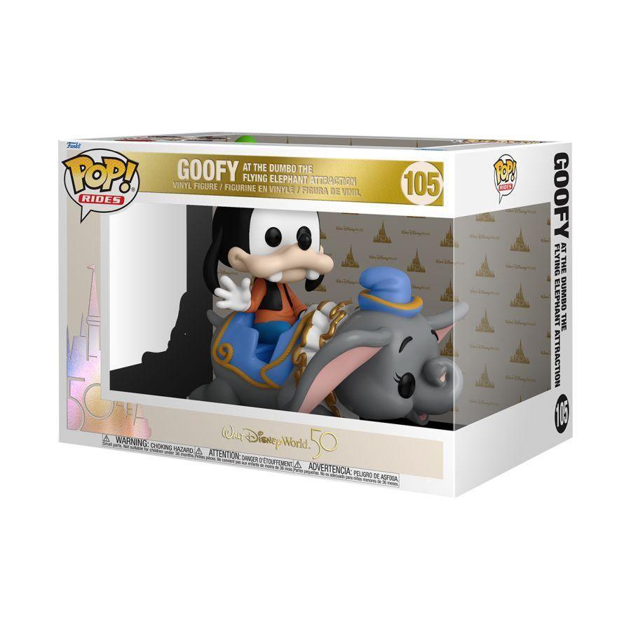 FUN50571 Disney World - Goofy at Dumbo Ride 50th Anniversary Pop! Ride - Funko - Titan Pop Culture