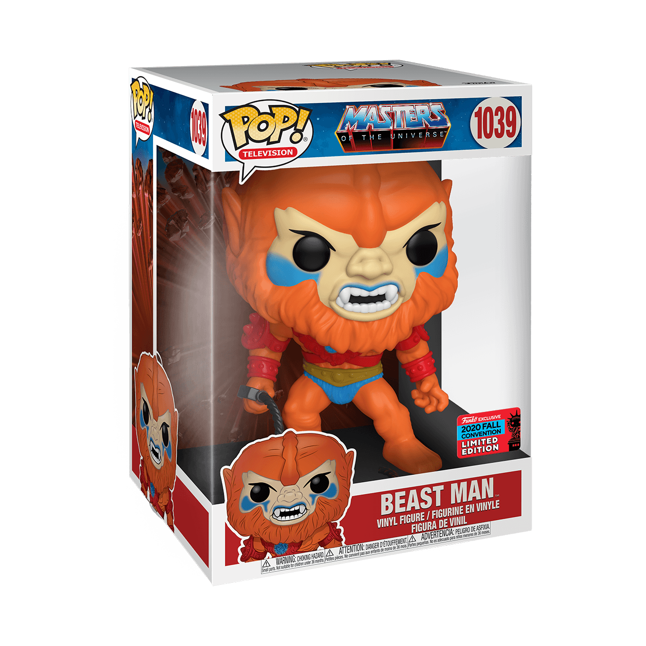 FUN50677 Masters of the Universe - Beast Man NYCC20 10" Pop! Vinyl - Funko - Titan Pop Culture