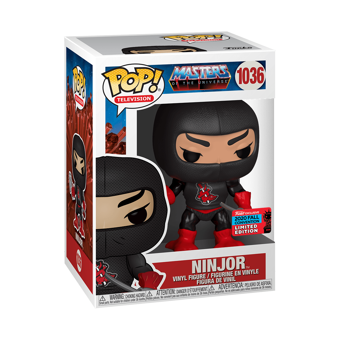 FUN50694 Masters of the Universe - Ninjor NYCC 2020 US Exclusive Pop! Vinyl [RS] - Funko - Titan Pop Culture