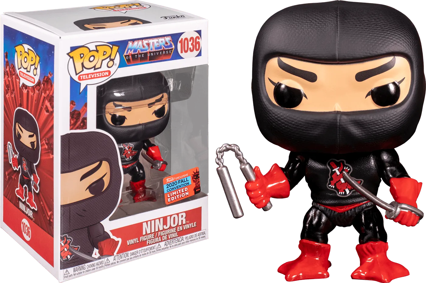 FUN50694 Masters of the Universe - Ninjor NYCC 2020 US Exclusive Pop! Vinyl [RS] - Funko - Titan Pop Culture