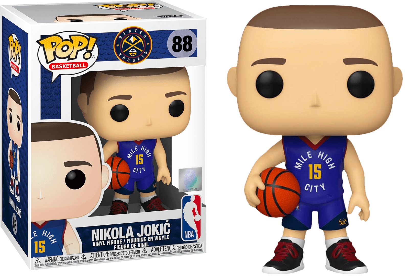 FUN50821 NBA: Nuggets - Nikola Jokic (alternate) Pop! Vinyl - Funko - Titan Pop Culture