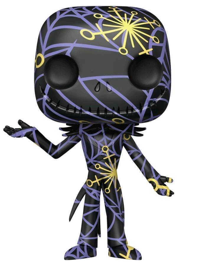 FUN50851 The Nightmare Before Christmas - Jack (Artist) Black & Yellow US Exc Pop! with Protector [RS] - Funko - Titan Pop Culture