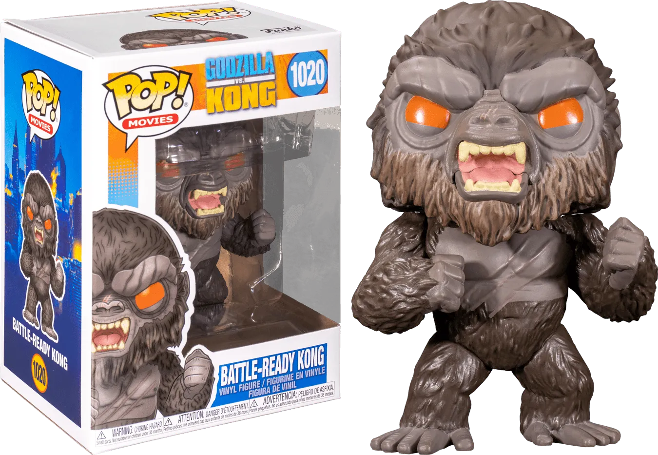 FUN50952 Godzilla vs Kong - Kong Angry Pop! Vinyl - Funko - Titan Pop Culture