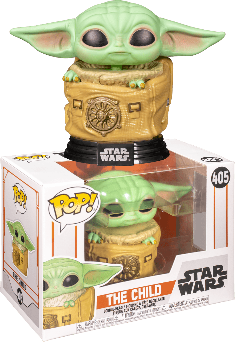 FUN50963 Star Wars: The Mandalorian - Child in Rucksack Pop! Vinyl - Funko TBA - Titan Pop Culture