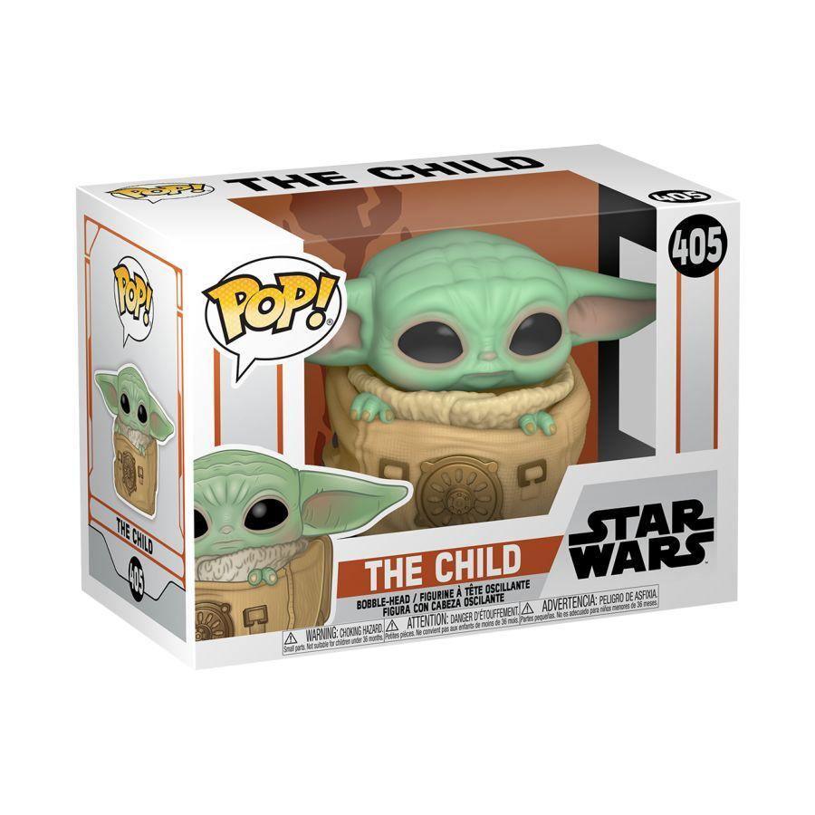 FUN50963 Star Wars: The Mandalorian - Child in Rucksack Pop! Vinyl - Funko TBA - Titan Pop Culture