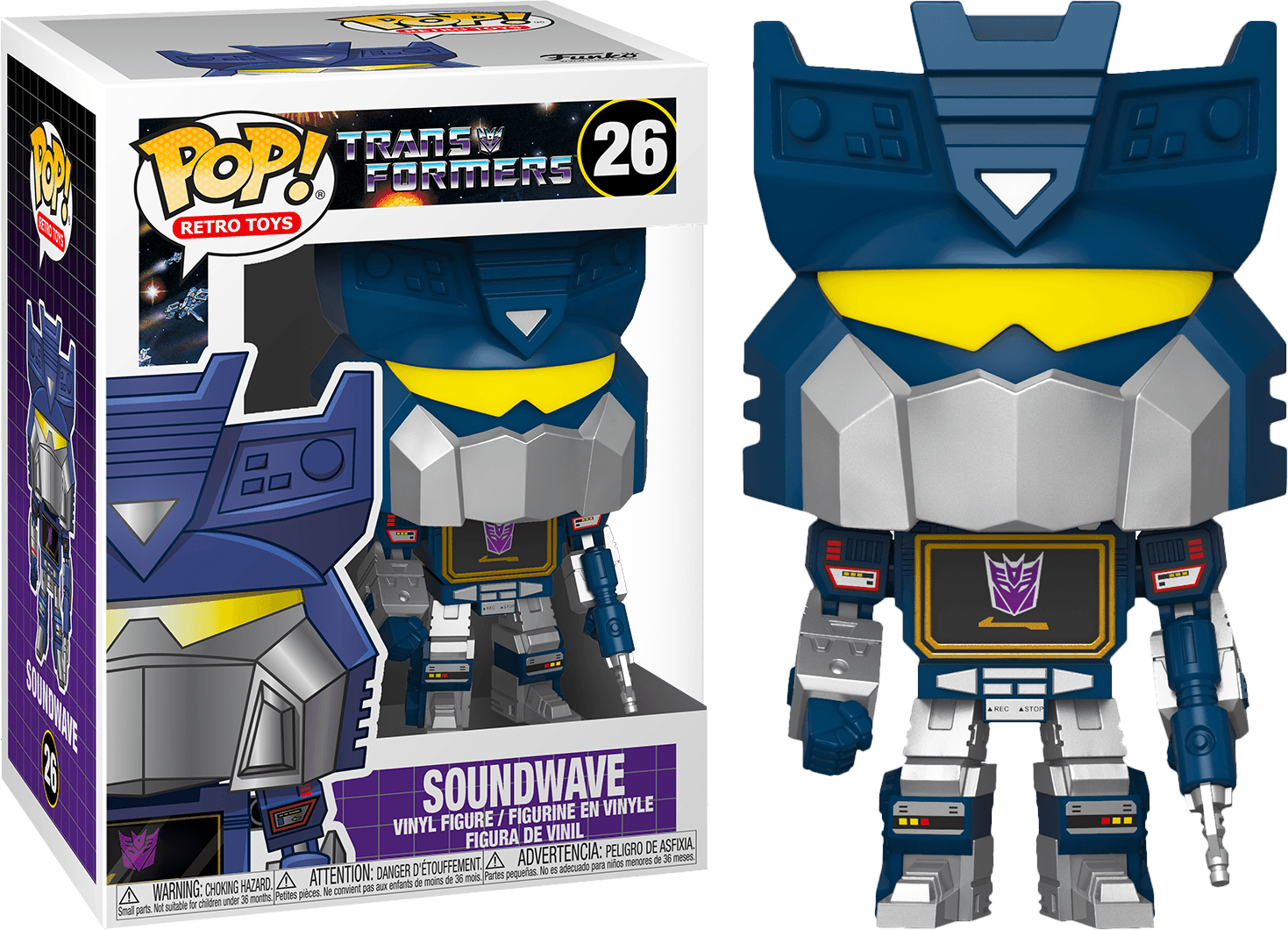 FUN50969 Transformers - Soundwave Pop! Vinyl - Funko - Titan Pop Culture