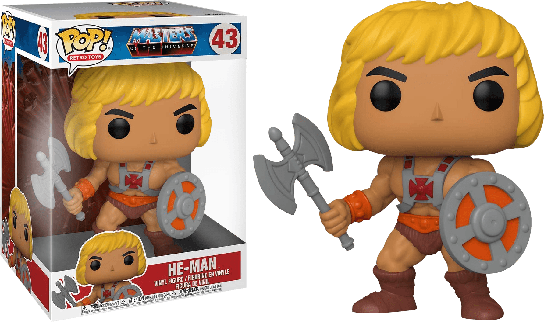 FUN51431 Masters of the Universe - He-Man 10" Pop! Vinyl - Funko - Titan Pop Culture