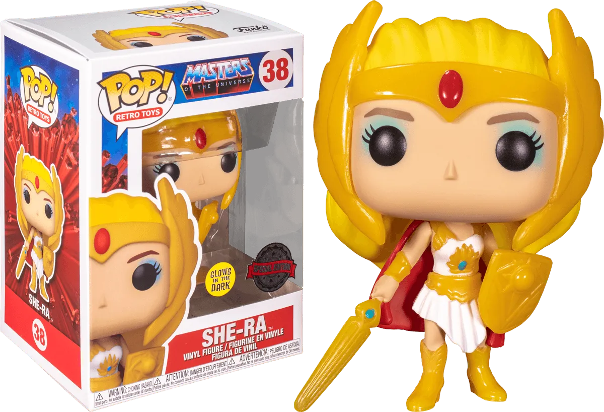 FUN51438 Masters of the Universe - She-Ra Classic Glow US Exclusive Pop! Vinyl - Funko - Titan Pop Culture