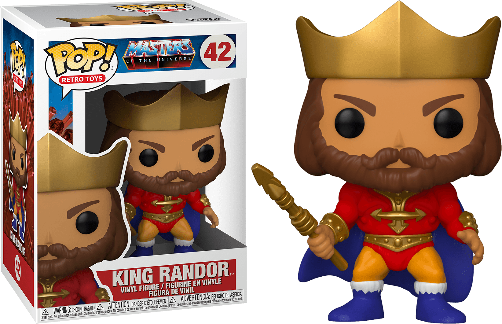 FUN51449 Masters of the Universe - King Randor Pop! Vinyl - Funko - Titan Pop Culture