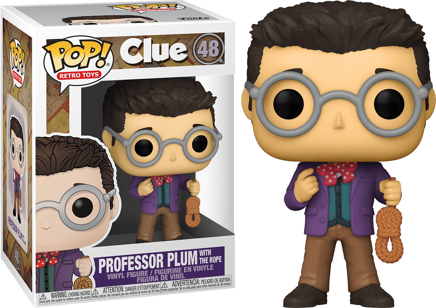 FUN51450 Clue - Professor Plum with Rope Pop! Vinyl - Funko - Titan Pop Culture