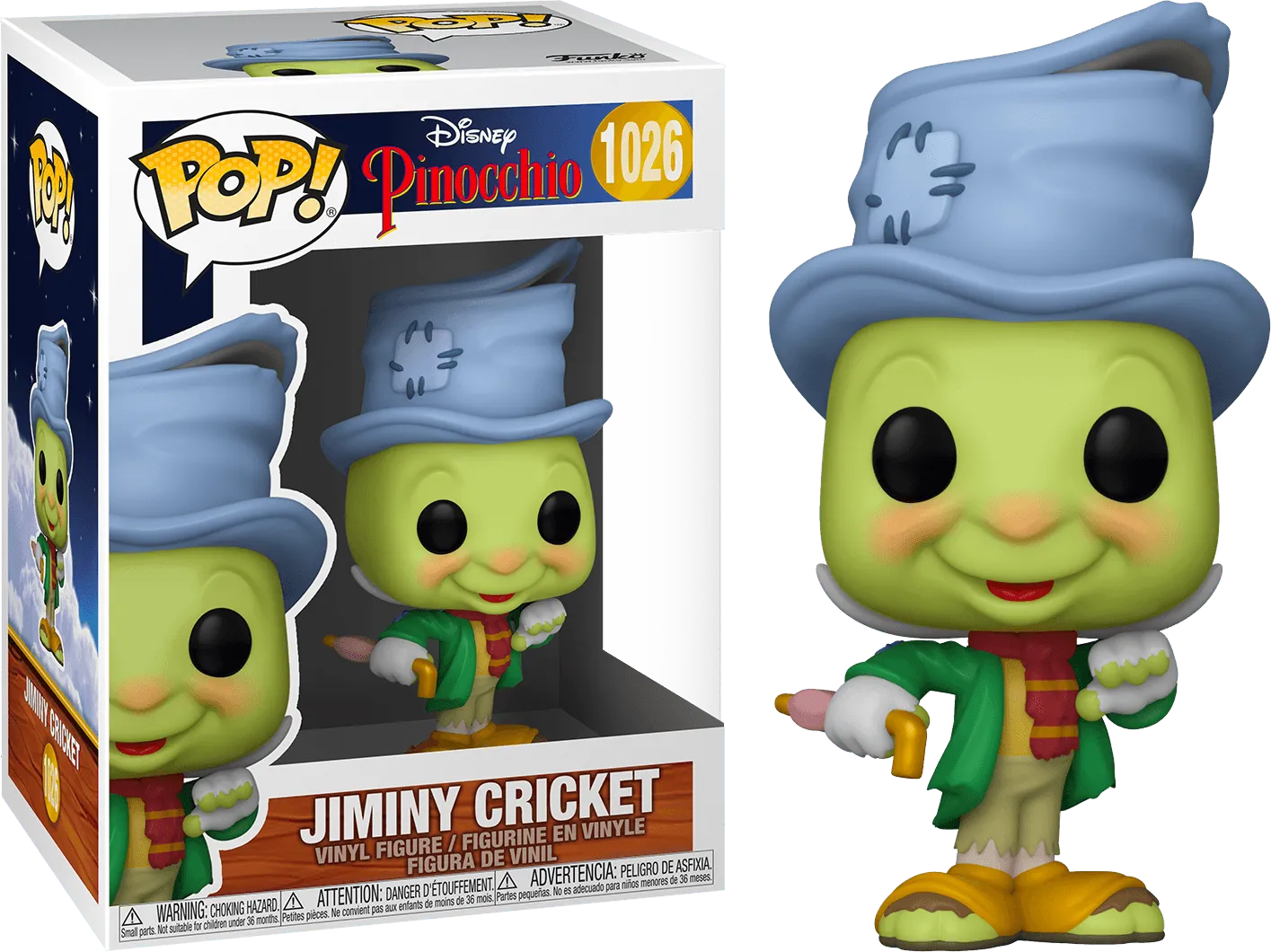 FUN51534 Pinocchio - Street Jiminy 80th Anniversary Pop! Vinyl - Funko - Titan Pop Culture