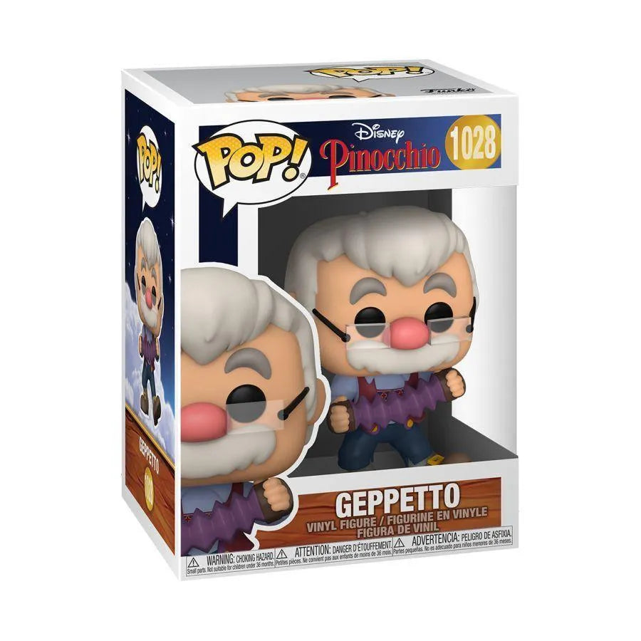FUN51536 Pinocchio - Gepetto with Accordion 80th Anniversary Pop! Vinyl - Funko - Titan Pop Culture