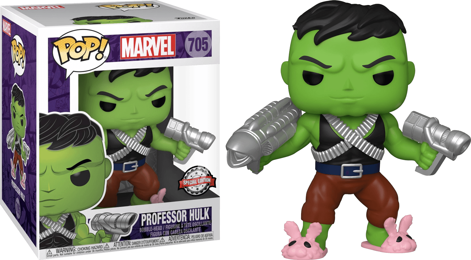 FUN51722 Hulk - Professor Hulk (with chase) 6" Pop! Vinyl - Funko - Titan Pop Culture