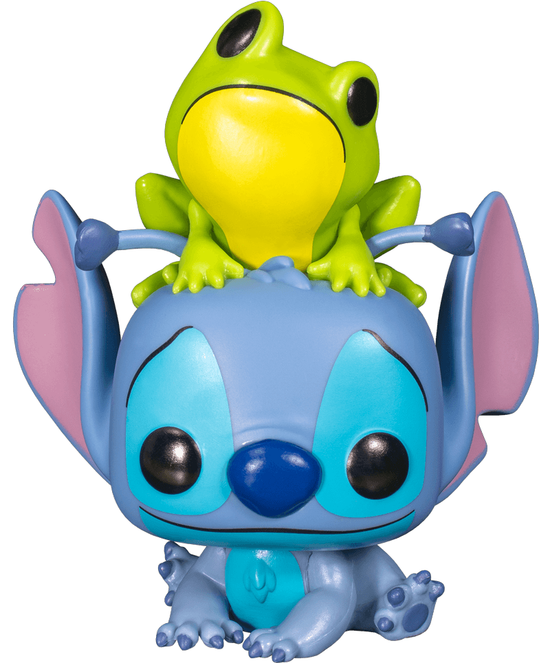 FUN51795 Lilo & Stitch - Stitch with Frog US Exclusive Pop! Vinyl [RS] - Funko - Titan Pop Culture