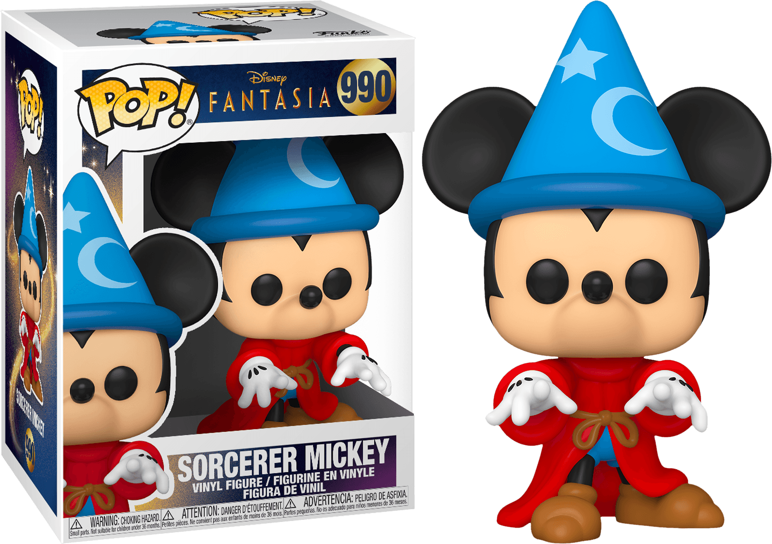 FUN51938 Fantasia - Sorcerer Mickey 80th Anniversary Pop! Vinyl - Funko - Titan Pop Culture