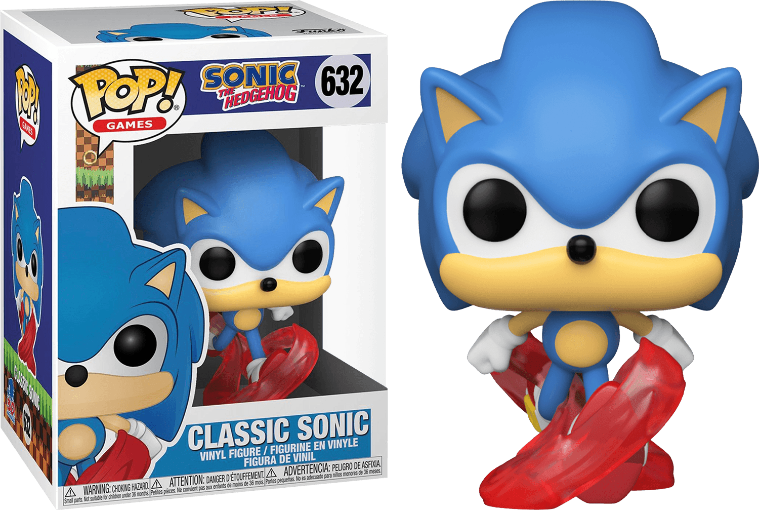 FUN51964 Sonic the Hedgehog - Sonic Running 30th Anniversary Pop! Vinyl - Funko - Titan Pop Culture