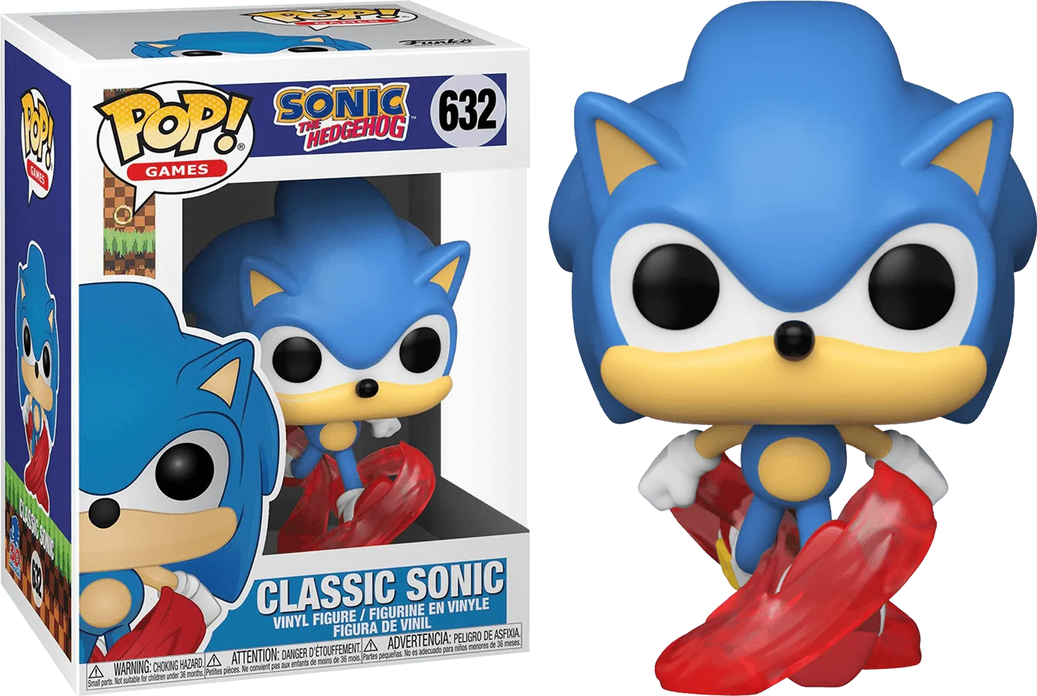 FUN51964 Sonic the Hedgehog - Sonic Running 30th Anniversary Pop! Vinyl - Funko - Titan Pop Culture