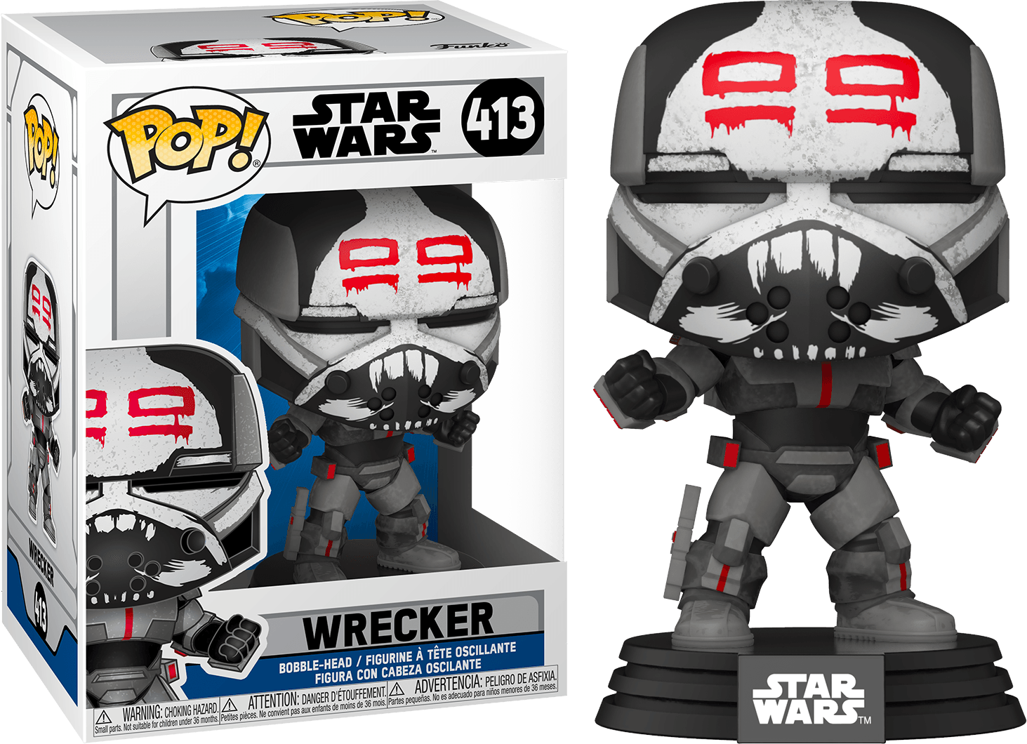 FUN52027 Star Wars: Clone Wars - Wrecker Pop! Vinyl - Funko - Titan Pop Culture