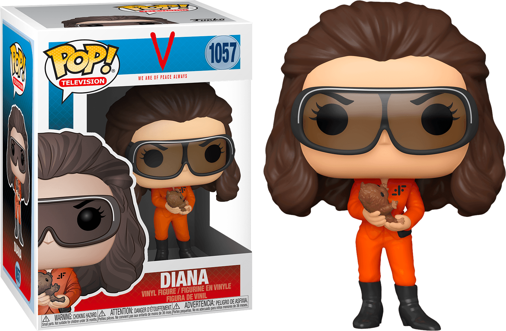 FUN52029 V - Diana in Sunglasses with Rodent Pop! Vinyl - Funko - Titan Pop Culture