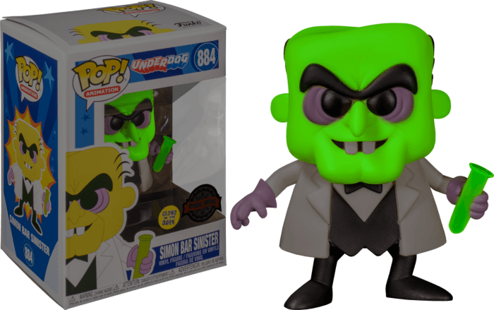 FUN52086 Underdog - Simon Bar Sinister Glow US Exclusive Pop! Vinyl [RS] - Funko - Titan Pop Culture