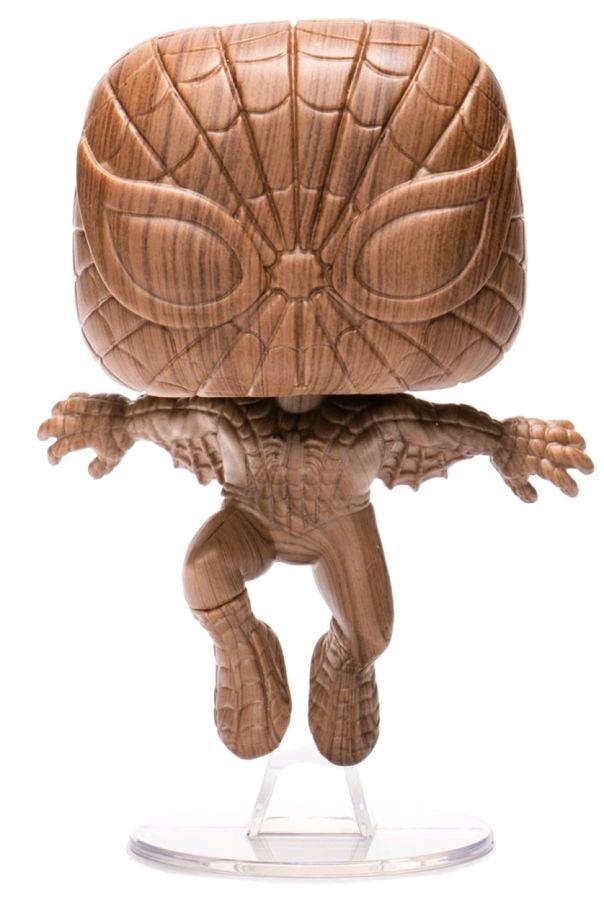 FUN52216 Spider-Man - Spider-Man Wood Deco US Exclusive Pop! Vinyl [RS] - Funko - Titan Pop Culture