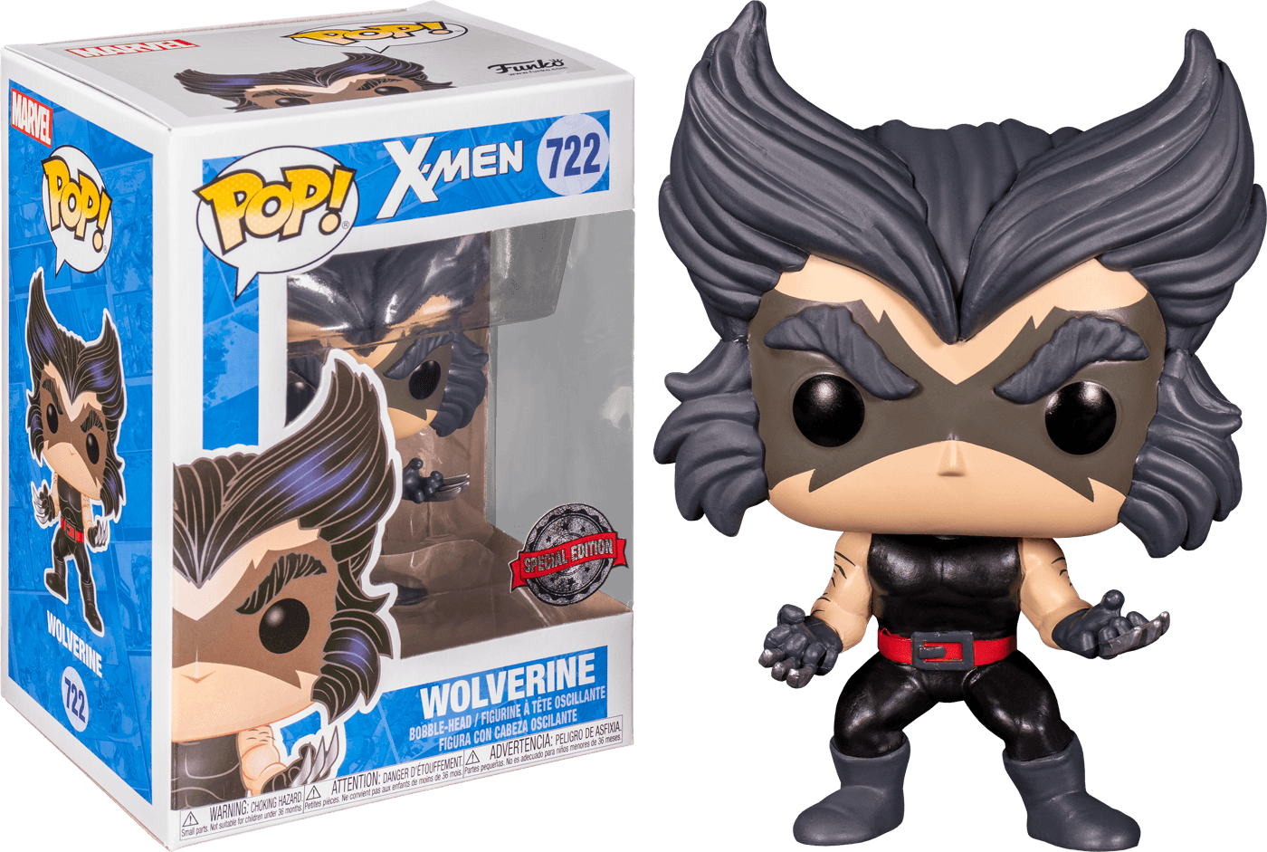 FUN52241 X-Men - Retro Wolverine US Exclusive Pop! Vinyl [RS] - Funko - Titan Pop Culture