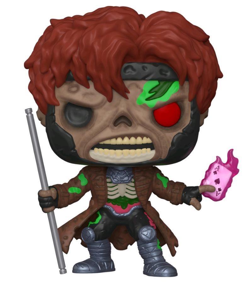 FUN52262 Marvel Zombies - Gambit Glow US Exclusive Pop! Vinyl [RS] - Funko - Titan Pop Culture