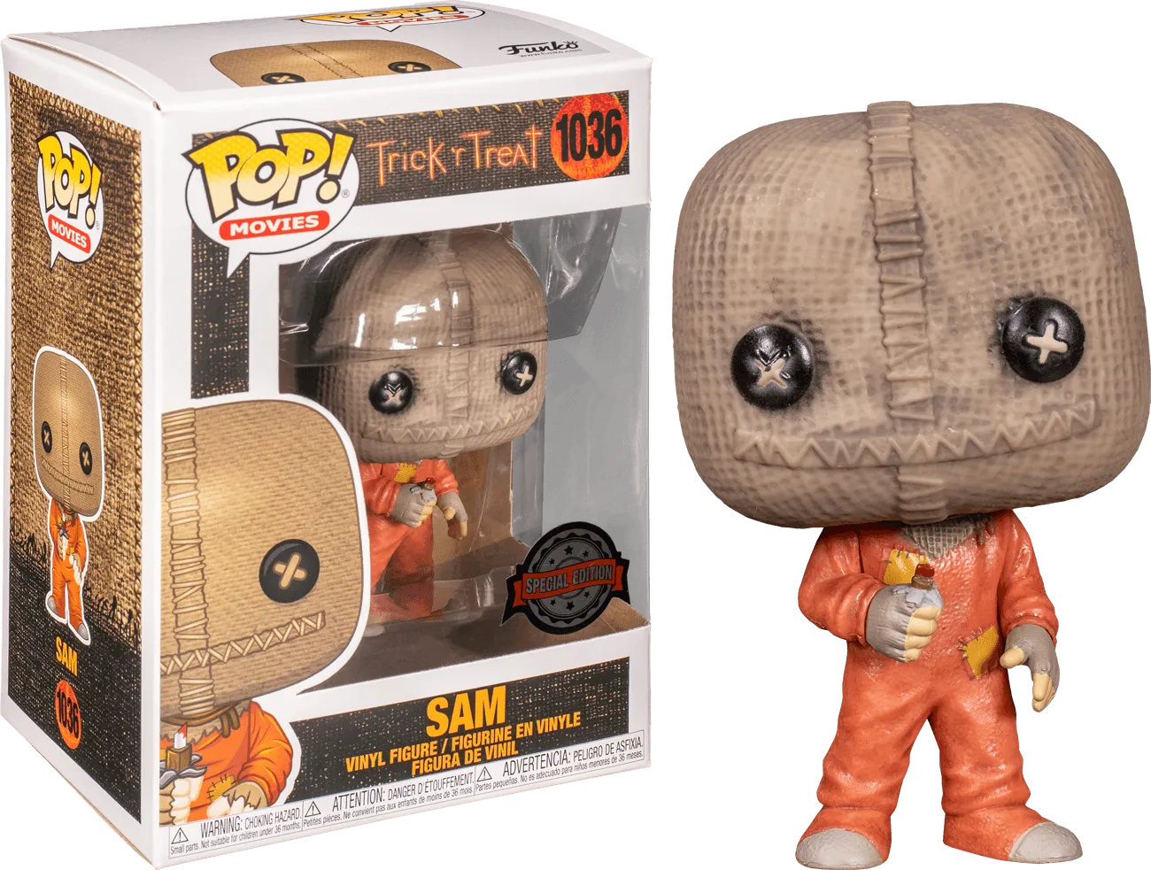 FUN52264 Trick 'R Treat - Sam with Razor Candy US Exclusive Pop! Vinyl [RS] - Funko - Titan Pop Culture