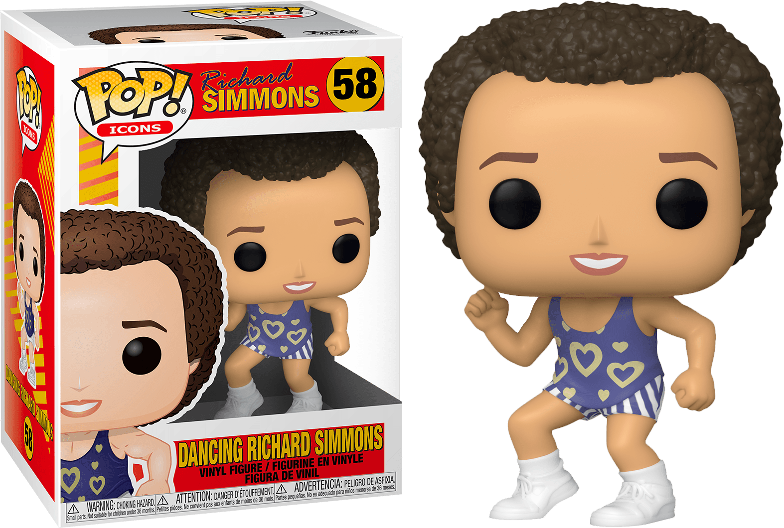 FUN52615 Richard Simmons - Richard Simmons Dancing Pop! Vinyl - Funko - Titan Pop Culture