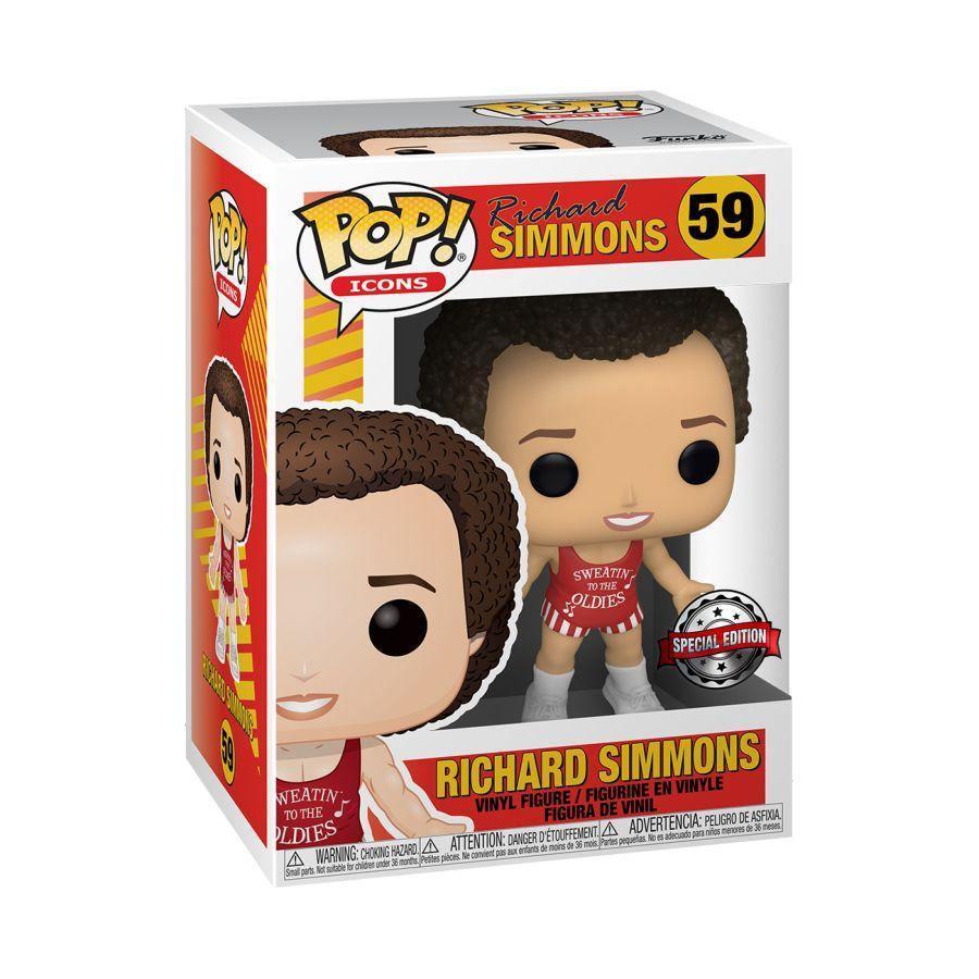 FUN52616 Richard Simmons - Richard Simmons (Red) US Exclusive Pop! Vinyl [RS] - Funko - Titan Pop Culture