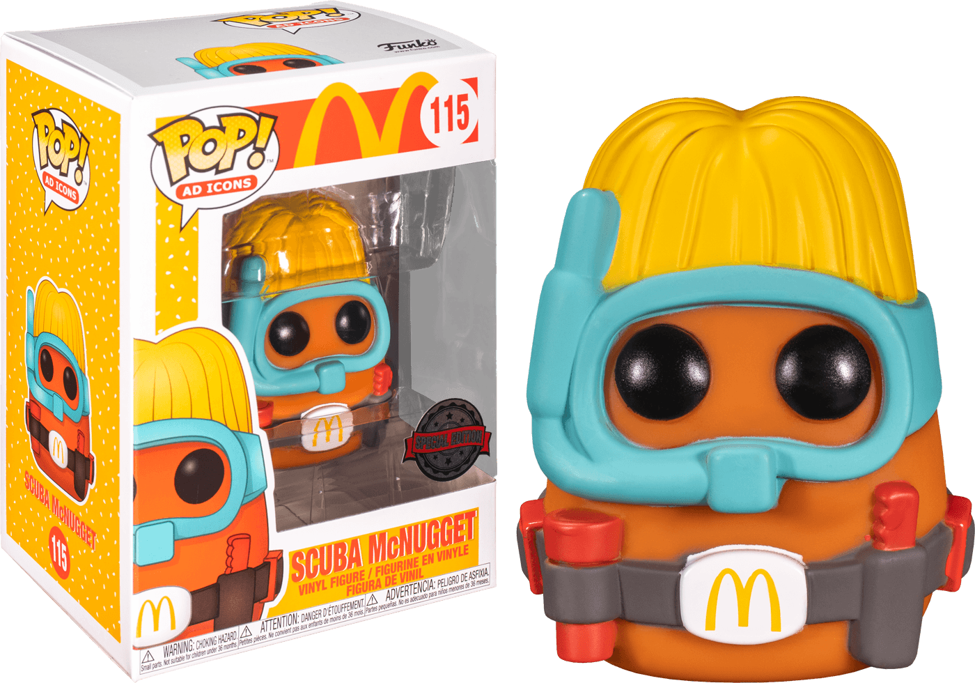 FUN52990 McDonald's - Scuba Nugget US Exclusive Pop! Vinyl [RS] - Funko - Titan Pop Culture