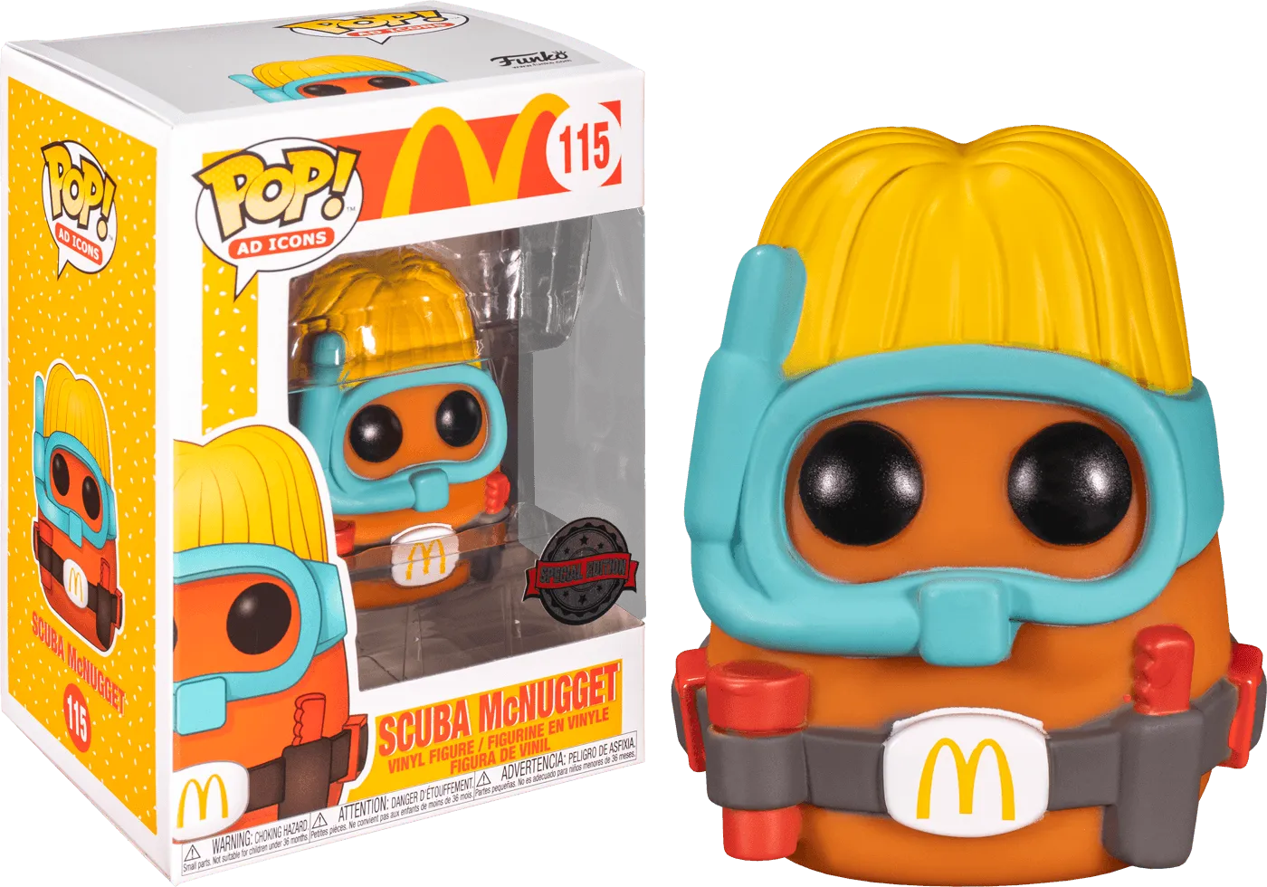 FUN52990 McDonald's - Scuba Nugget US Exclusive Pop! Vinyl [RS] - Funko - Titan Pop Culture