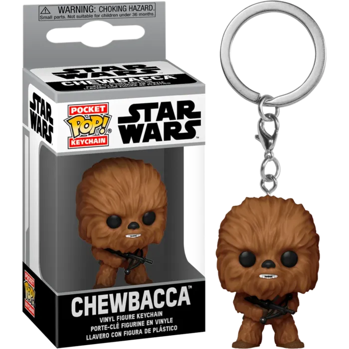 FUN53054 Star Wars - Chewbacca Pocket Pop! Keychain - Funko - Titan Pop Culture