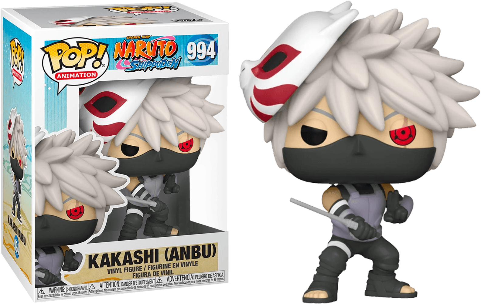 FUN53697 Naruto: Shippuden - Anbu Kakashi (with chase) US Exclusive Pop! Vinyl [RS] - Funko - Titan Pop Culture