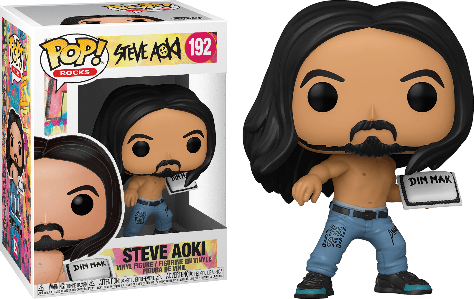 FUN53765 Steve Aoki - Steve Aoki with Cake Pop! Vinyl - Funko - Titan Pop Culture